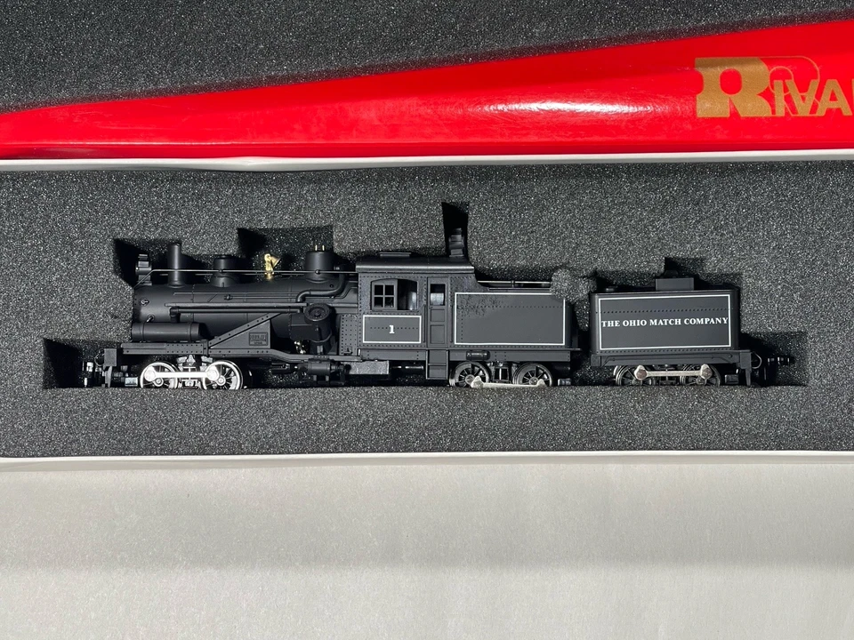 Locomotora de colección NOS Rivarossi Heisler Three Truck HO Ohio Match nueva en caja Italia Foto 1 de 4