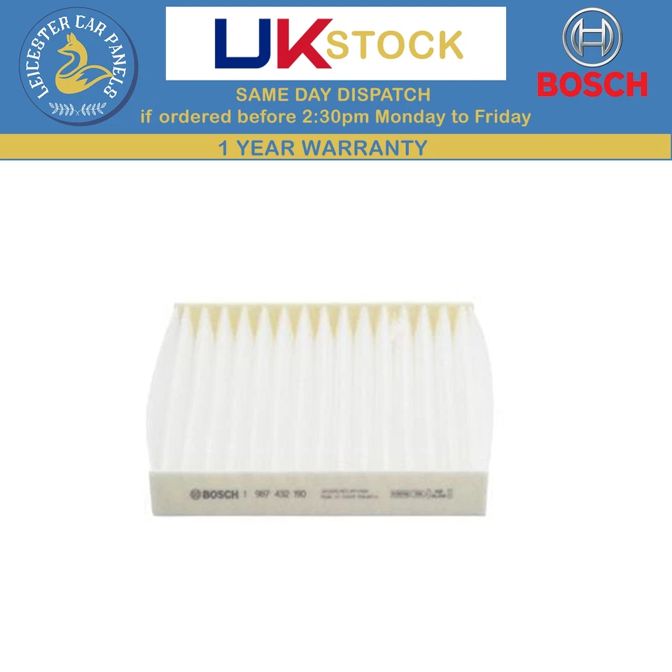 Bosch Cabin Filter For Toyota Prius 2008-2016 1.8 1987432190 - Image 1 of 1