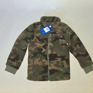 Columbia Veste Garçon Rugged Ridge Sherpa Fermeture Éclair Complète Cyprès Camouflage, Jeunesse S, XL - Photo 1/5