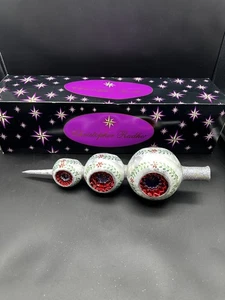 2002 CHRISTOPHER RADKO BRITE ON TOP FINIAL 02-0445-0 TREE TOPPER 14" REFLECTOR - Picture 1 of 24