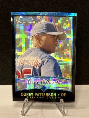 2001 Bowman Chrome - Corey Patterson #237 X-Fractor - Image 1 of 2