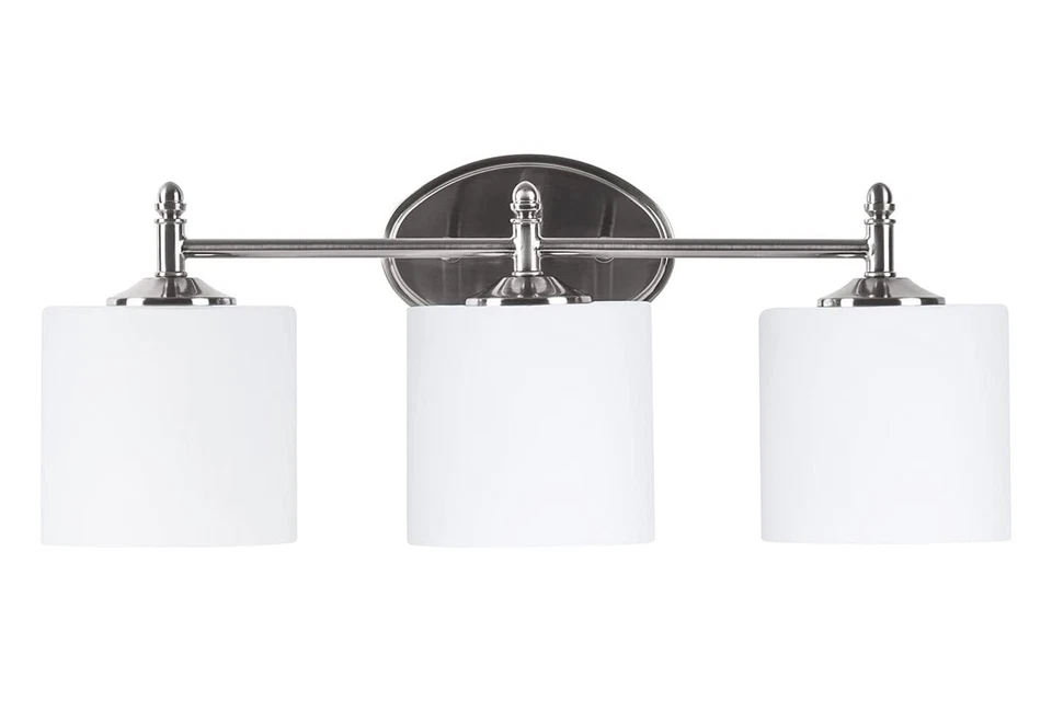 Sunset Lighting Vanity 3-Light 100W MB Bright Satin Nickel - F11003-80 - Image 1 of 1