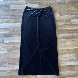 J Jill Xs Black Velour Skirt Maxi Skirt New With Tags X1 - Picture 1 of 7