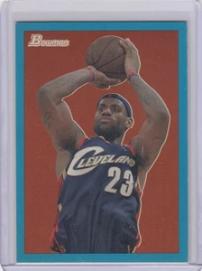 2009-10 Bowman LEBRON JAMES Blue 48 Parallel 0333/1948 #14 Cavaliers - Picture 1 of 2