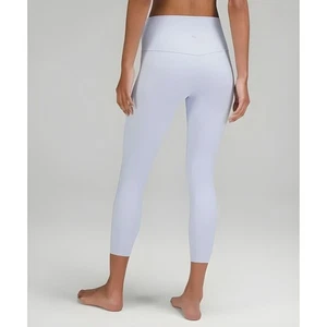Lululemon Align High Rise 23" Double Lined Nulu Light Blue Leggings Size 10 - Picture 1 of 6