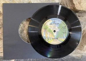Rod Stewart - Sailing / Stone Cold Sober - 7" Single 1975 Warner Bros K 16600 - Foto 1 di 4