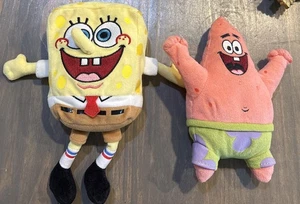 Ty Beanie Baby - SPONGEBOB SQUAREPANTS of SpongeBob Squarepants AND Patrick - Picture 1 of 11