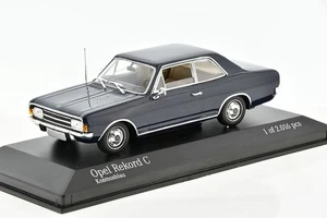 OPEL Rekord C 2 Door Cosmos Blue 1966 1/43 MINICHAMPS 430046104 - Picture 1 of 5