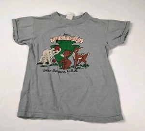 Camiseta Junior Park Ranger Bear Country EE. UU. Vintage años 70 80 Forset - Imagen 1 de 12