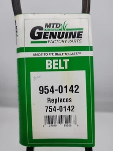 NEW MTD V BELT FITS  TROY BUILT  SNOW BLOWERS 954-0142 754-0142 OEM - Picture 1 of 2