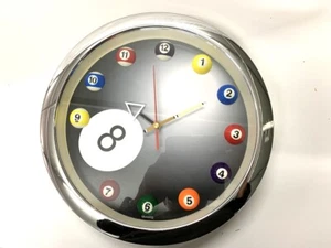Horloge pour salle de billard 8 pool - Foto 1 di 3