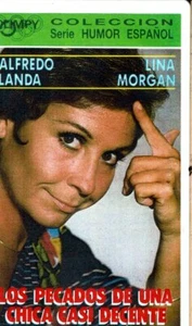Los Pecados de Una Chica Casi Decente Alfredo Landa-Lina Morgan VERY GOOD VHS - Imagen 1 de 3