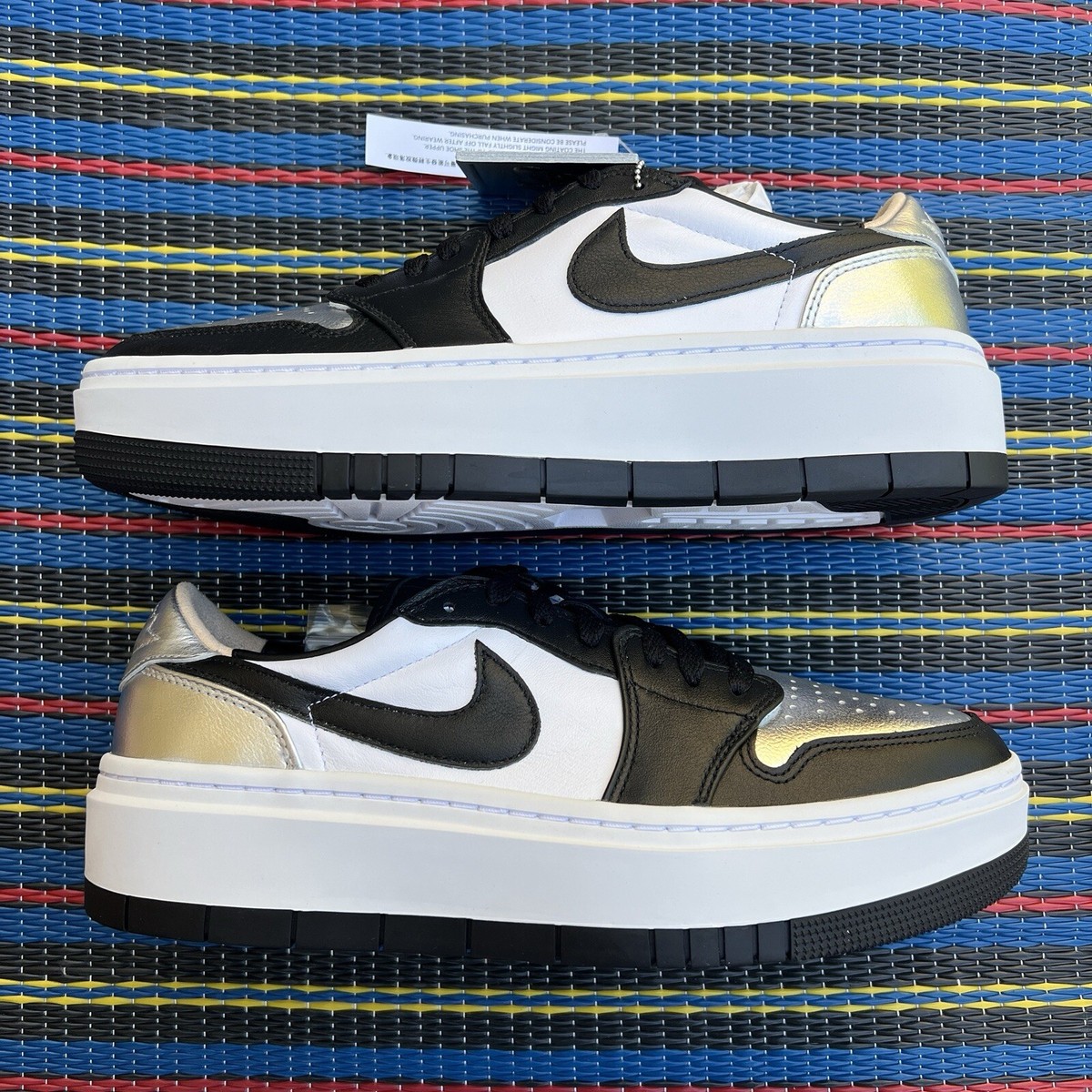 NIKE★Jordan 1 Low LV8D Elevated ジョーダンロー厚底 送関込み エア ジョーダン 1 NIKE WMNS AIR JORDAN ELEVATE LOW SE black