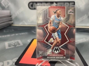2021-22 Mosaic Basketball Rookie Base #235 Brandon Boston Jr. - Clippers - Picture 1 of 2