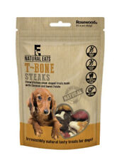 T-Bone Steak Dog Treats Rosewood Natural Eats 110grams X 12 Packets