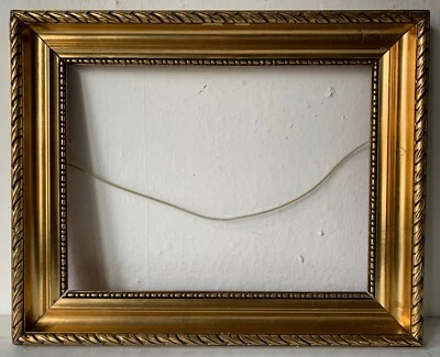Frame Profilrahmen Vintage Gold Falzmaße 31,6 X 41,5 CM Antique Art Nouveau - Image 1 of 4