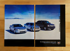 2002 Original Print 2 Pg Ad 2004 Cadillac XLR CTS and Escalade EXT Break Through