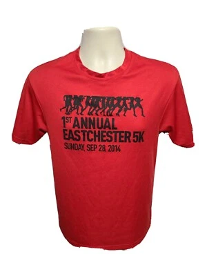Camiseta deportiva roja pequeña Eastchester 2014 1st Annual 5k para hombre Foto 1 de 4