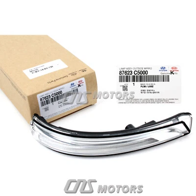 ✅GENUINE✅ Outside Mirror Lamp PASSENGER for 2016-2020 Kia Sorento 87623-C5000 Foto 1 de 4