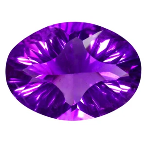 17.84 ct Oval (22 x 16 mm) Unheated / Untreated Uruguay Purple Amethyst - Photo 1/1