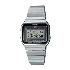 Casio A700W-1A, Digital Watch, Chronograph, Alarm, Day/Date, Thin Case - Picture 1 of 9