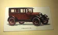 1924 FRANKLIN SEDAN- Imperial Tobacco Co. CANADA Cigarette Card RARE