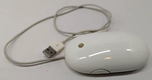 Apple mouse ottico cablato USB potente A1152 bianco con pulsanti laterali e rotella di scorrimento - Foto 1 di 8