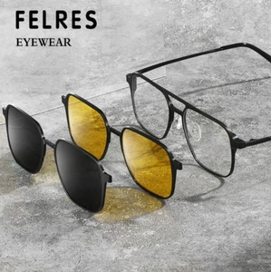 Gafas de sol polarizadas con clip magnético 3 en 1 para hombre - Imagen 1 de 16
