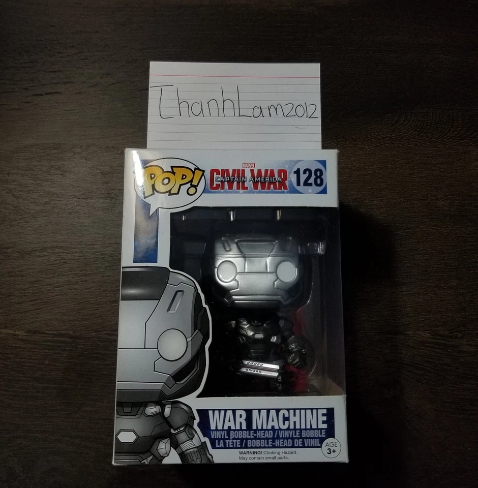 Funko Pop! - CAPTAIN AMERICA CIVIL WAR - WAR MACHINE #128 - Image 1 of 4