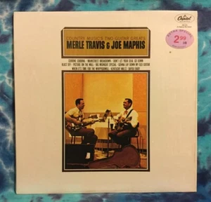 Merle Travis & Joe Maphis LP Self Titled S/T Country Music’s Two Guitar Greats - Picture 1 of 10