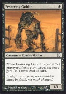 1X FESTERING GOBLIN BLACK 10TH TENTH EDITION MTG MAGIC LP X1 (yourdeckbuilder) - Bild 1 von 1