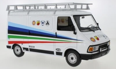 Modelo furgoneta Fiat 242 Technic Abarth Assistance 1980 diecast IXO 18RMC060XE 1:18th Foto 1 de 4