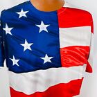 Get A Life Flag All Over Print XL Mens  T-Shirt Double Sided Graphic Patriotic