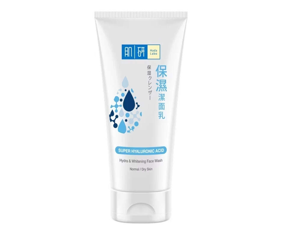 HADA LABO SUPER HYALURONIC ACID HYDRA & WHITENING FACE WASH 2 TUBES x 100g NEW - Image 1 of 3
