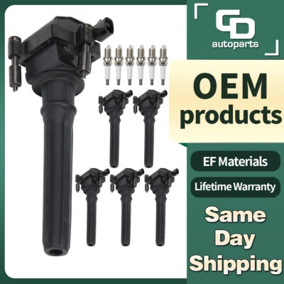 UF269 6 bobinas de encendido OEM + 6 bujías para Chrysler Dodge Plymouth 3,2 L 3,5 L Foto 1 de 4