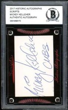 Mickey Kelleher 2017 Historic Autographs Scripts #nno BGS BCCG Authentic