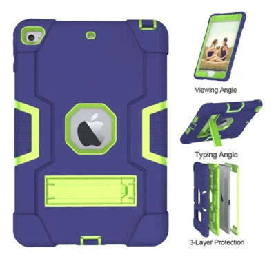 Rugged Shockproof Stand Case Cover for iPad (A16) 11th 10th 9th 8th 7th 6th Gen - Image 1 of 4