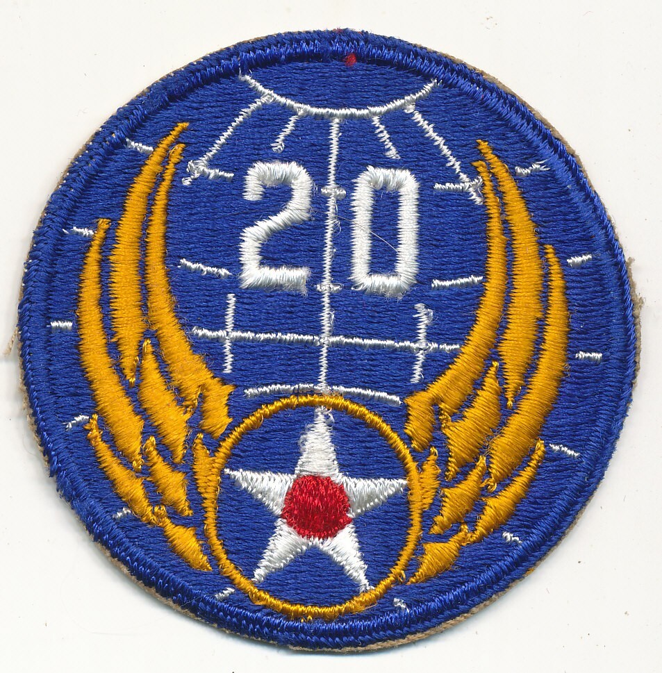 Parche Militar USAF Segunda Guerra Mundial - Coleccionable Original De La Fuerza Aérea