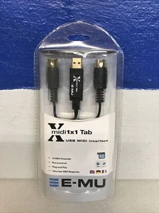 E-MU XMIDI 1X1 Tab USB Midi Interface New Sealed - Picture 1 of 4