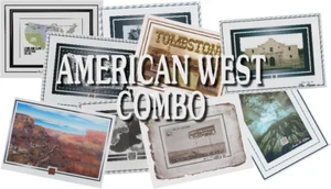 COMBO AMERICANO OESTE: El Álamo, Gran Cañón, Lápida, Área 51, etc. reliquias - Imagen 1 de 10