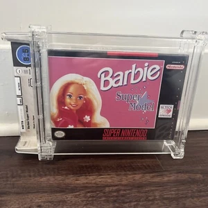Barbie Super Model WATA 8.5 A+ Super Nintendo SNES 1993 Neu Sealed - Bild 1 von 11