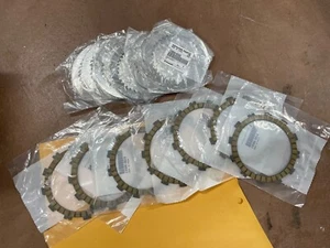 Kawasaki oem steel clutch plates (6) 13089-0005 Friction (7) 13088-0018 kx250f - Bild 1 von 6
