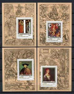ZENTRALAFRIKA Nr.572-575 ** EINZELBLOCKS ALBRECHT DÜRER 1978 !!! (157806) - Bild 1 von 1