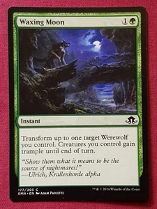 Magic The Gathering ELDRITCH MOON WAXING MOON green card MTG - Picture 1 of 2