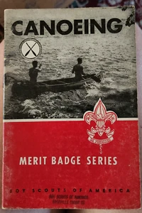 Vintage 1966 CANOEING Merit Badge Book BSA - Picture 1 of 7