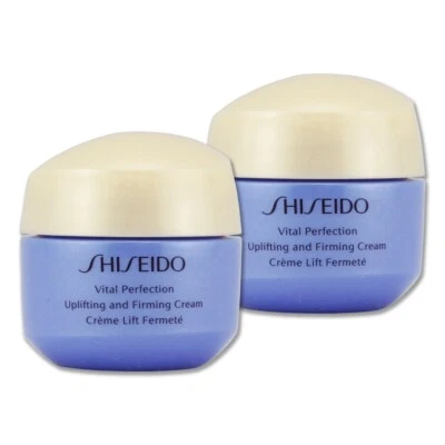 30%OFF! SHISEIDO Vital Perfection Uplifting Firming Cream ◆15mLX2◆ 2027 NEW P/F! - Image 1 of 4