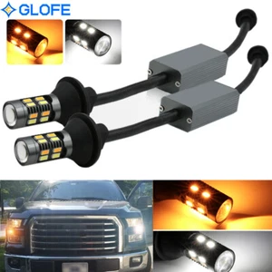 2X Switchback Canbus LED Turn Signal Running Light Bulb For 2015-2019 Ford F150 - Picture 1 of 10