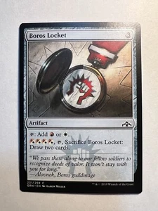 Boros Locket Guilds of Ravnica Regular MTG Artifact - Picture 1 of 2