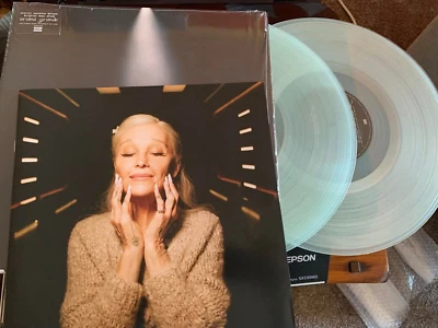 Ariana Grande Eternal Sunshine Deluxe Double Blue Translucent Marbled Vinyl - Image 1 of 4