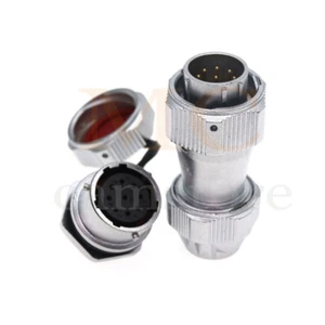 Weipu WY20 9 Pin Panel Mount Aviation Connector Plug Socket,Industrial Connector - Picture 1 of 7